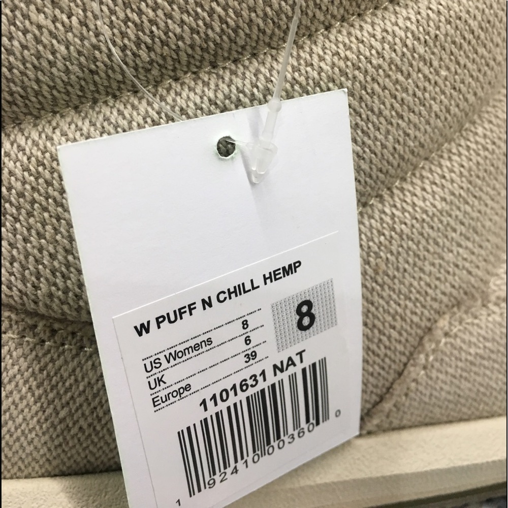 Sanuk Women's Puff N Chill HEMP- Brand NWT - Picture 5 of 5